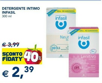 Esselunga Infasil Detergente Intimo offerta