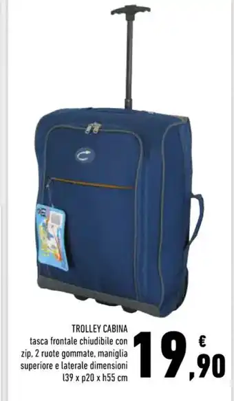 Conad Superstore TROLLEY CABINA 139 x p20 x h55 cm offerta