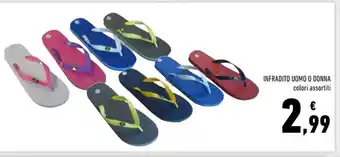 INFRADITO UOMO O DONNA colori assortiti