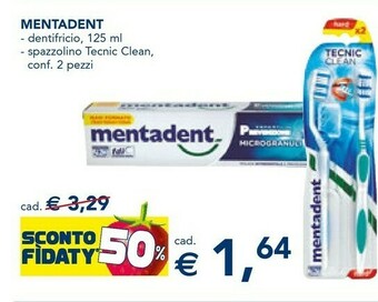 Esselunga Mentadent Tecnic Clean Spazzolino Da Denti Adulto offerta