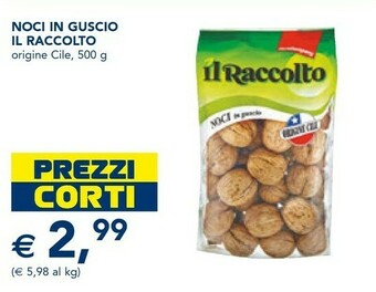 Esselunga Il raccolto Noci In Guscio offerta