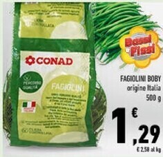 Conad Conad fagiolini boby offerta