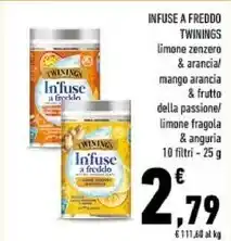 Conad Twinings infuse a freddo offerta
