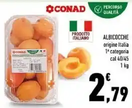 Conad Conad albicocche offerta