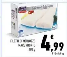 Conad Mare pronto filetti di merluzzo offerta