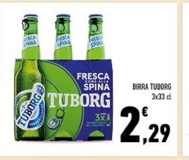 Conad Tuborg birra offerta