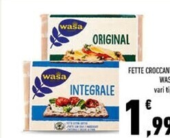 Conad Wasa fette croccanti offerta