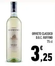 Conad Ruffino orvieto classico d.o.c. offerta