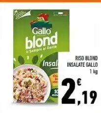 Conad Gallo riso blond insalate offerta