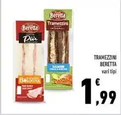 Conad Beretta tramezzini offerta