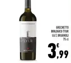 Conad Conad grechetto biologico tyur i.g.t. brugnoli offerta