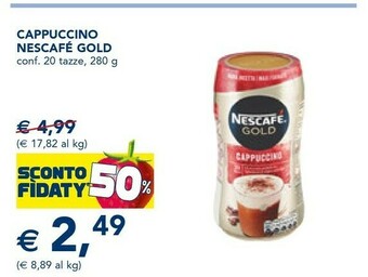 Esselunga Nescafé Gold Cappuccino offerta