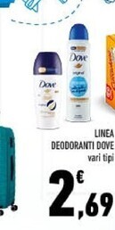 Conad Dove linea deodoranti offerta