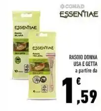 Conad Conad rasoio donna usa e getta offerta