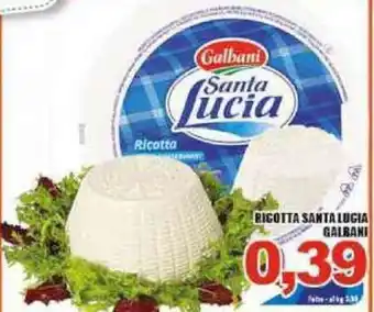 Sacoph Galbani Santa Lucia Rigotta offerta