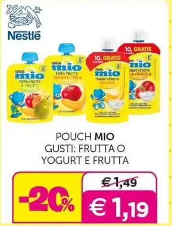 Nestle POUCH MIO GUSTI: FRUTTA O YOGURT E FRUTTA
