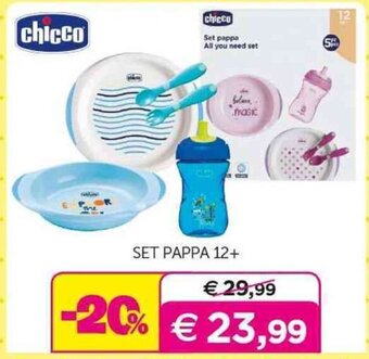 Universo Bimbo chicco SET PAPPA 12+ offerta