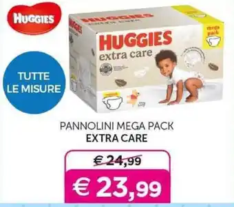 HUGGIES PANNOLINI MEGA PACK EXTRA CARE