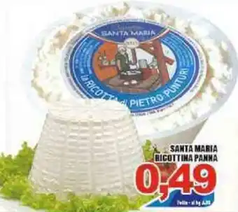 Sacoph Santa Maria Rocttina Panna offerta