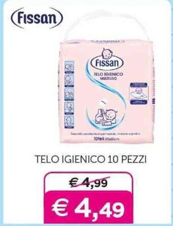 Fissan TELO IGIENICO 10 PEZZI