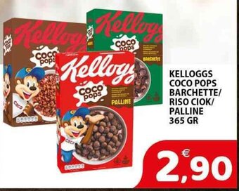 KELLOGGS COCO POPS BARCHETTE/ RISO CIOK/ PALLINE 365 GR
