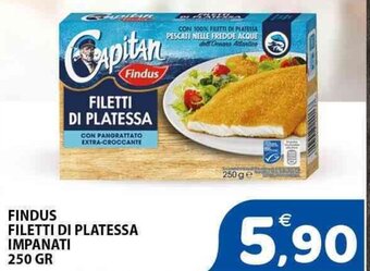 FINDUS FILETTI DI PLATESSA IMPANATI 250 gr