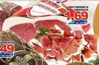 Sacoph King's Prosciutto Snocciolato offerta