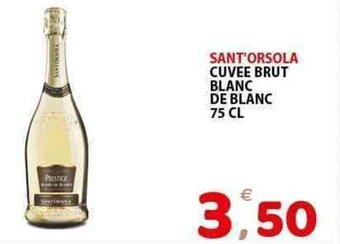 SANT'ORSOLA CUVEE BRUT BLANC DE BLANC 75 CL