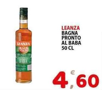 Il Centro Superstore LEANZA BAGNA PRONTO AL BABA 50 CL offerta
