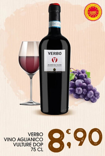 VERBO VINO AGLIANICO VULTURE DOP 75 cl