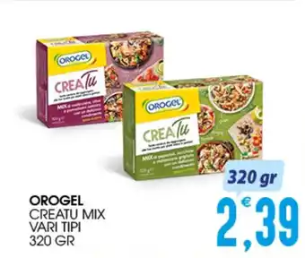 SpesAmica OROGEL CREATU MIX VARI TIPI 320 GR offerta