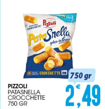 SpesAmica PIZZOLI PATASNELLA CROCCHETTE 750 GR offerta