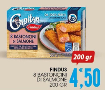 SpesAmica FINDUS 8 BASTONCINI DI SALMONE 200 GR offerta