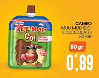 SpesAmica CAMEO MUU MUU GO! CIOCCOLATO 80 GR offerta