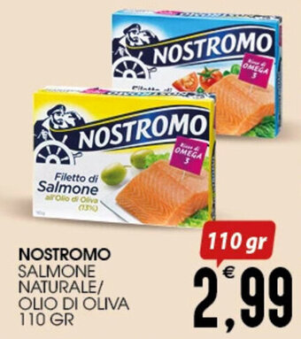SpesAmica NOSTROMO SALMONE NATURALE/ OLIO DI OLIVA 110 GR offerta