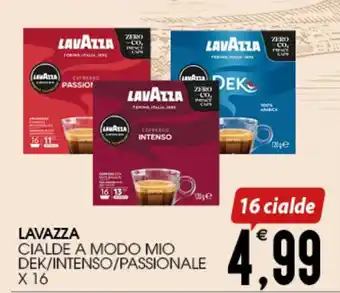 SpesAmica LAVAZZA CIALDE A MODO MIO DEK/INTENSO/PASSIONALE x 16 offerta