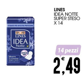 LINES IDEA NOTTE SUPER STESO x 14