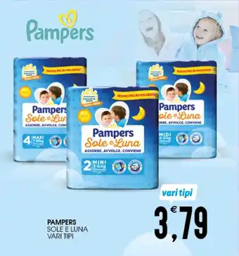 SpesAmica PAMPERS SOLE E LUNA VARI TIPI offerta