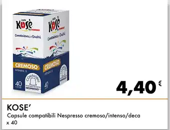 Iper Tosano KOSE' x 40 offerta