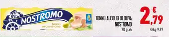 Conad TONNO ALL'OLIO DI OLIVA NOSTROMO 70 g x 4 offerta