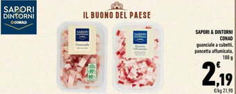 Conad SAPORI & DINTORNI CONAD 100 g offerta