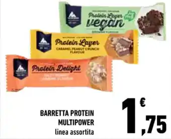Conad BARRETTA PROTEIN MULTIPOWER linea assortita offerta