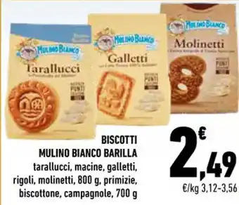 Conad BISCOTTI MULINO BIANCO BARILLA 800 g/700 g offerta