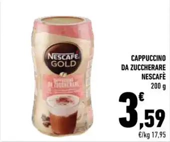 Conad CAPPUCCINO DA ZUCCHERARE NESCAFÈ 200 g offerta