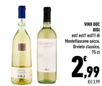 Conad VINO DOC BIGI 75 cl offerta