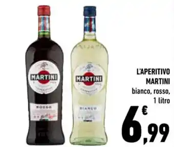 Conad L'APERITIVO MARTINI bianco, rosso, 1 litro offerta