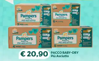 Conad Pampers PACCO BABY-DRY Più Asciutto offerta