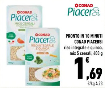 Conad PRONTO IN 10 MINUTI CONAD PIACERSI 400 g offerta
