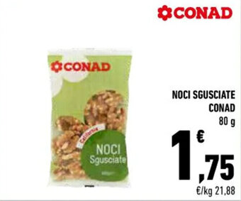 Conad NOCI SGUSCIATE CONAD 80 g offerta