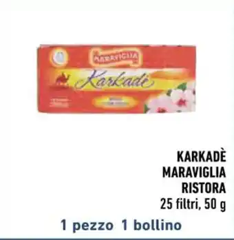 Conad KARKADÈ MARAVIGLIA RISTORA 25 filtri, 50 g offerta